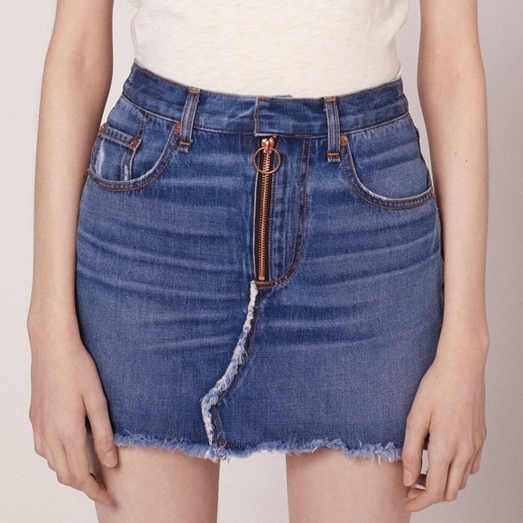 rag & bone Dresses & Skirts - Rag & Bone O Ring Denim Skirt - Size 26